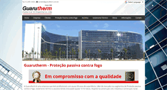 Desktop Screenshot of guarutherm.com.br